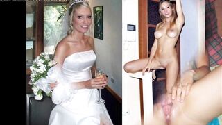 Dressed undressed Brides Slideshow #3