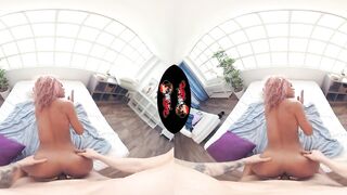 Vrlatina - Big Boobs Latina Riding Creampie VR