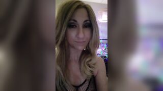 Nikki Lixxx plays with herself while Johnny Large is sleepin