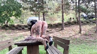 Strip on a Public Park