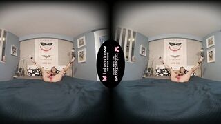 Solo teen fuck doll, Alice Sweet is masturbating, in VR