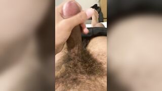 Cum drips like lava over sexy hands grabbing thick cock Mount Men Rock Mercury