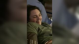 Tatted Blonde Getting Fingered in Public in the ER Real