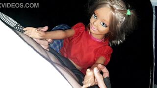 Daphne gives me a tit massage