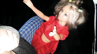 Daphne gives me a tit massage