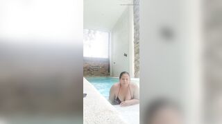 I really enjoy my brother-in-law's pool since he spies on me all the time and I really enjoy it because I already caught