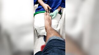 Pedicure Yummy Feet Nails Worship Foot Fetish Painting Transparent Toes