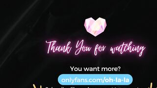 Morning routine : MILF massage herself with milk lotion (real amateur homemade)