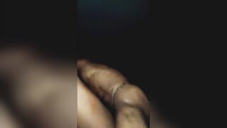 SLIM CHOCOLATE EBONY GETS HER TIGHT CREAMY PUSSY GORILLA STROKED NOW SHE WOKE!!!!!!