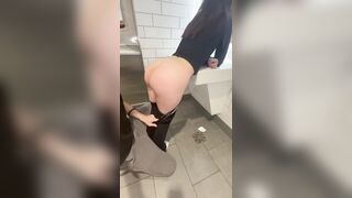 Big Thick Ass Girl Couldn't Wait To Take Me To The Grocery Store's Toilet
