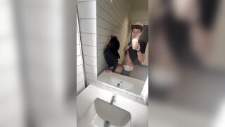 Cumming Inside My Naughty Friend's Ass In The Grocery Store Bath