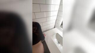 Cumming Inside My Naughty Friend's Ass In The Grocery Store Bath