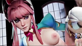 Cum Faced Benedikta Sucks Cock, Heart Juno Gets Her Cute Pussy Fucked, Bald Pussy Freja Standing Sex