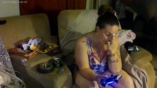 I catch roommate filming up my mini dress