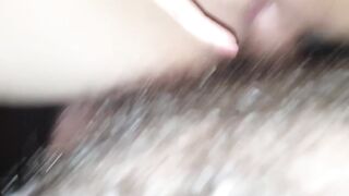 Wifes pussy covered in another big load, I cummed twice over it