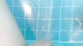 Flashing at swiming pool