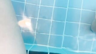 Flashing at swiming pool