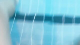 Flashing at swiming pool